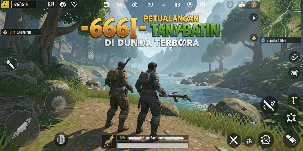 Menampilkan aksi seru di dunia terbuka 666I.
