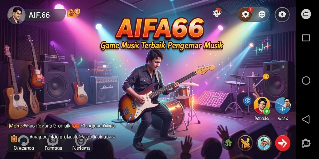 Screenshot utama AIFA66 menampilkan gameplay seru dengan antarmuka yang menarik.