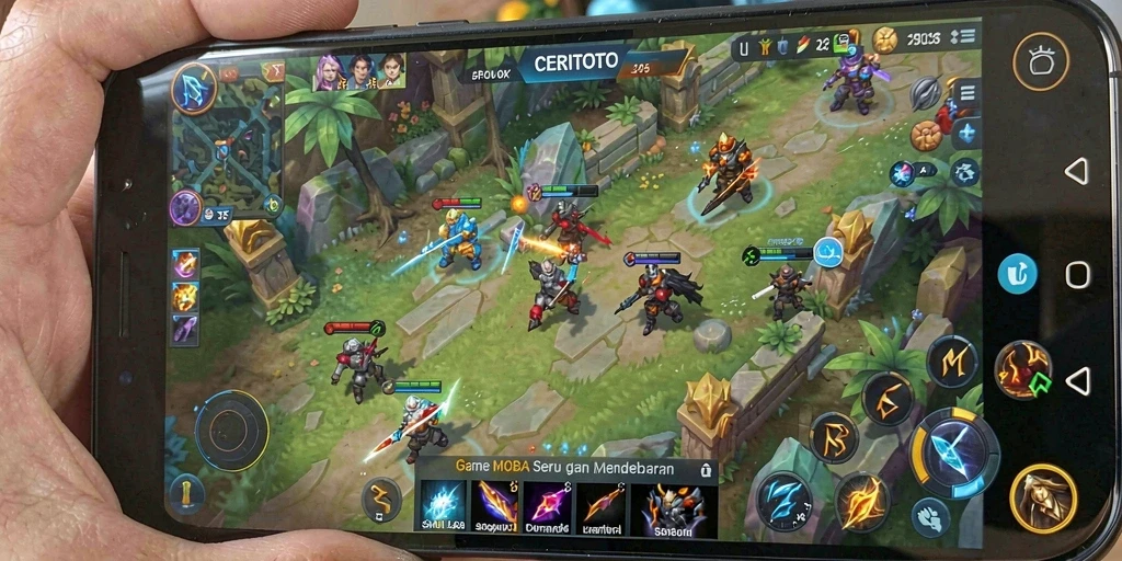 Tampilan gameplay CERITOTO yang seru dan penuh aksi.