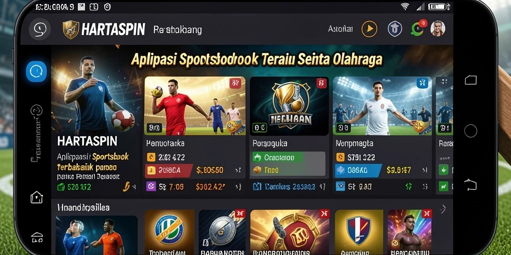 Tampilan gameplay HARTASPIN yang menarik dan interaktif.