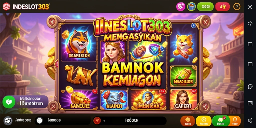 Tampilan gameplay menarik dari INDESLOT303 yang memikat pemain.