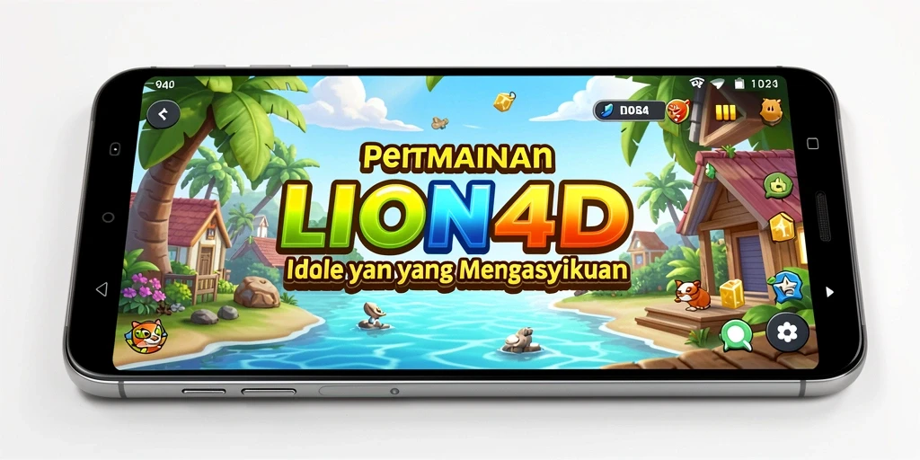 Tangkapan layar gameplay LION4D yang menggambarkan suasana permainan Idle yang menarik.