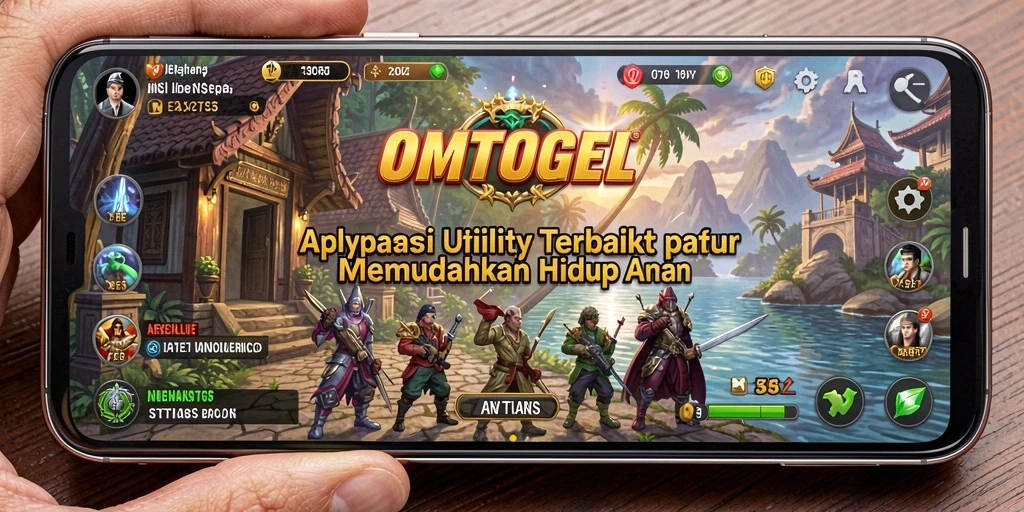 Tampilan utama OMTOGEL yang praktis dan fungsional.