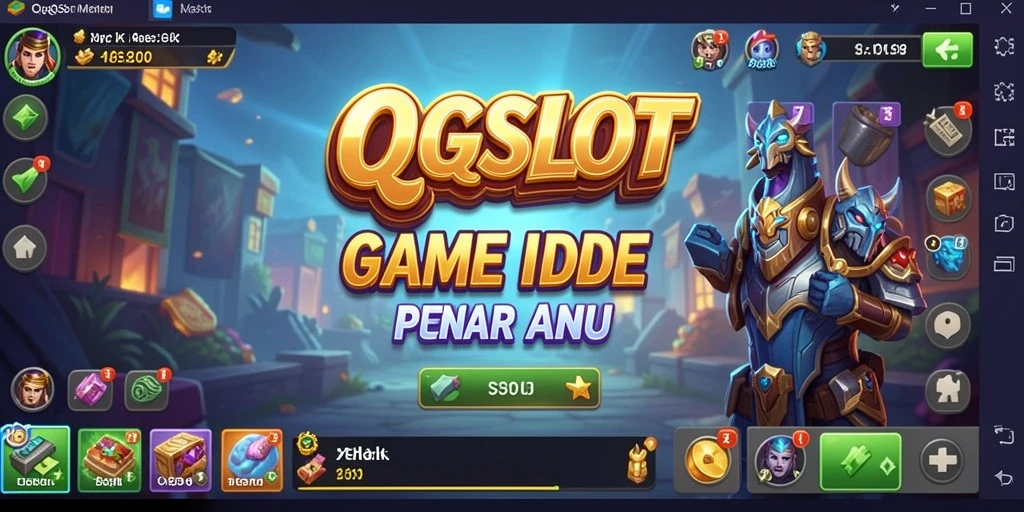 Tangkapan layar gameplay QQSLOT yang menampilkan aksi Idle yang seru.