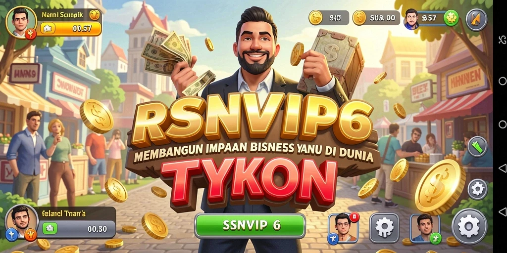 Screenshot gameplay menampilkan pengelolaan bisnis yang mendebarkan.