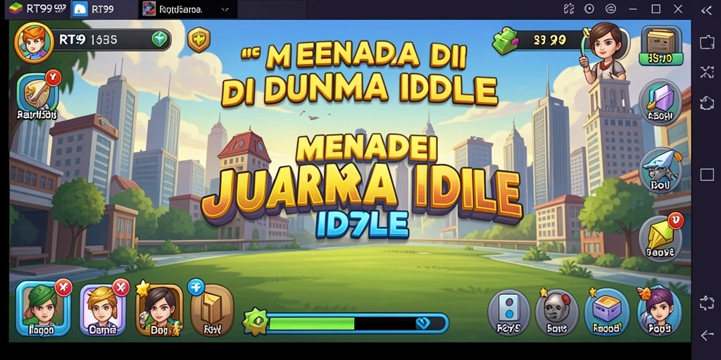 Tampilan gameplay menarik dalam RT99 yang menonjolkan mekanisme Idle.