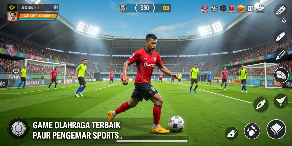 Tampilan gameplay S80 yang memukau dengan aksi olahraga seru.