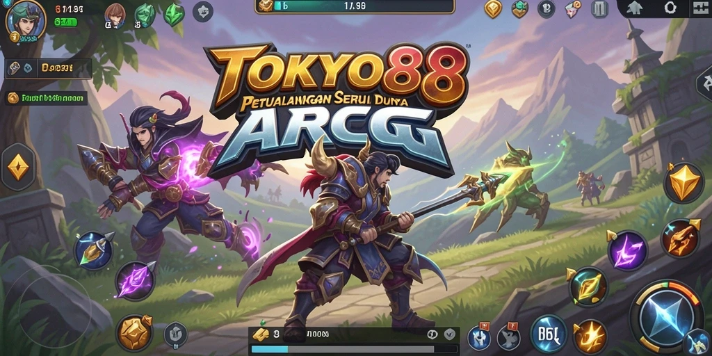 Tampilan gameplay ARPG yang mendebarkan dalam TOKYO88.
