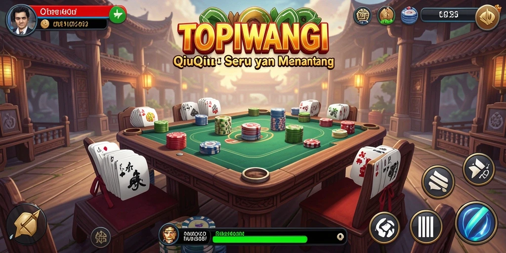 Screenshot gameplay QiuQiu TOPIWANGI yang seru.
