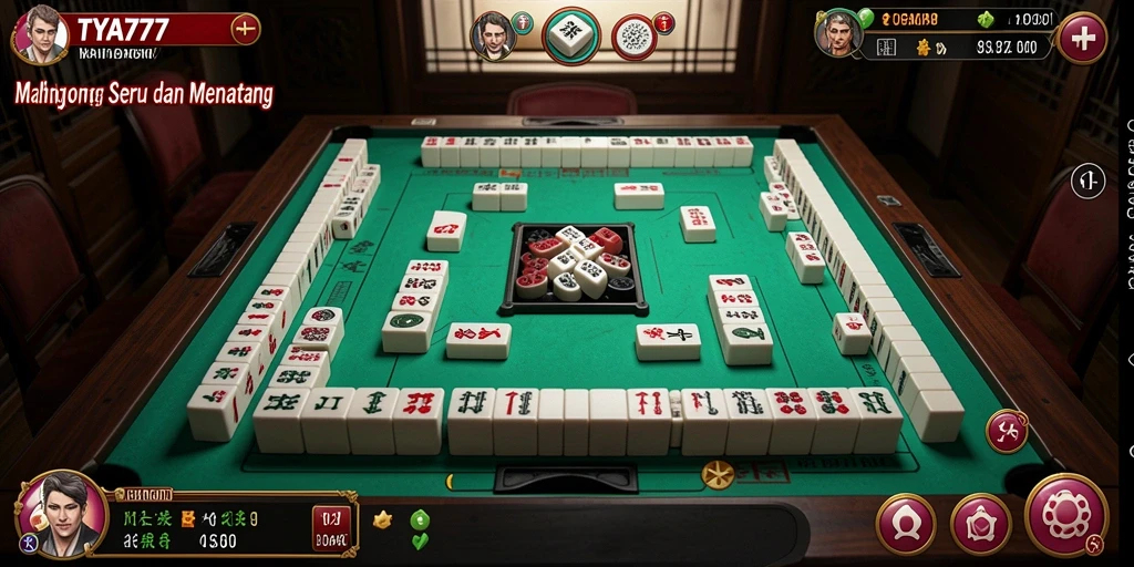 Gameplay seru TYA777 dengan desain Mahjong yang modern.