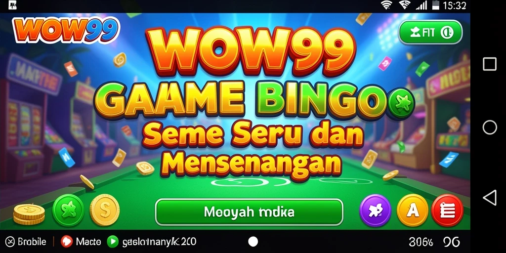 Tampilan gameplay Bingo yang menarik di WOW99.