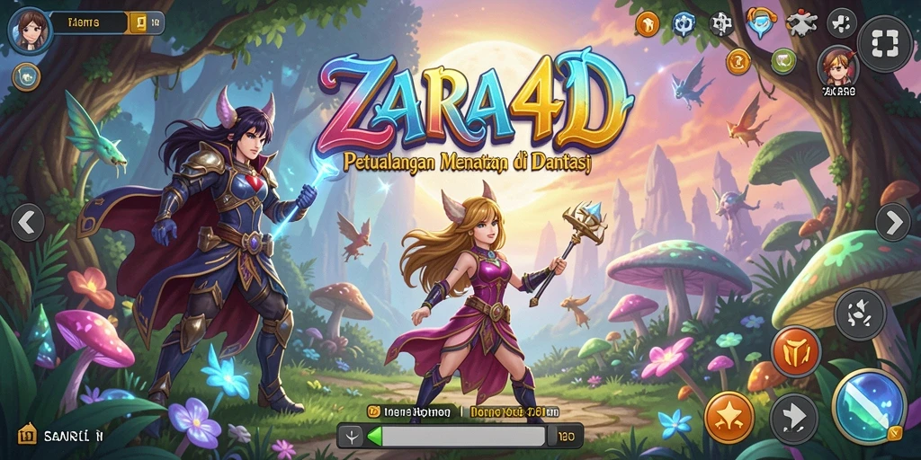 Tangkapan layar gameplay ZARA4D yang menampilkan aksi mendebarkan dan pemandangan indah.