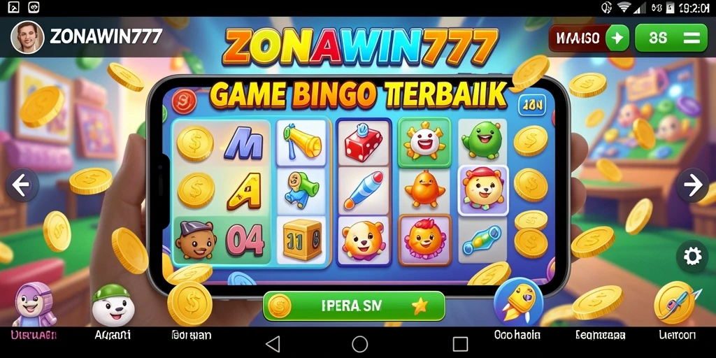 Gameplay seru ZONAWIN777 yang menarik dan interaktif dalam permainan Bingo.
